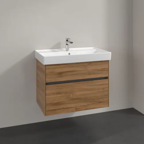 Bild von VILLEROY BOCH Collaro Waschbeckenunterschrank, 2 Auszüge, 754 x 546 x 444 mm, Kansas Oak #C01000RH