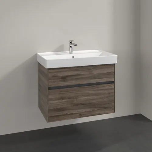 Bild von VILLEROY BOCH Collaro Waschbeckenunterschrank, 2 Auszüge, 754 x 546 x 444 mm, Stone Oak #C01000RK