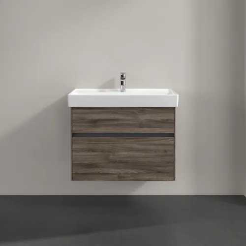 Bild von VILLEROY BOCH Collaro Waschbeckenunterschrank, 2 Auszüge, 754 x 546 x 444 mm, Stone Oak #C01000RK