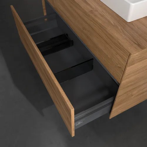 Bild von VILLEROY BOCH Collaro Waschbeckenunterschrank, mit Beleuchtung, 2 Auszüge, 1000 x 548 x 500 mm, Kansas Oak #C015B0RH