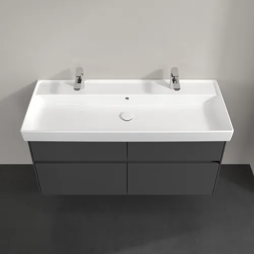 Bild von VILLEROY BOCH Collaro Waschbeckenunterschrank, mit Beleuchtung, 4 Auszüge, 1154 x 546 x 444 mm, Glossy Grey #C012B0FP