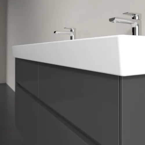 Bild von VILLEROY BOCH Collaro Waschbeckenunterschrank, mit Beleuchtung, 4 Auszüge, 1154 x 546 x 444 mm, Glossy Grey #C012B0FP