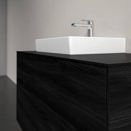 Bild von VILLEROY BOCH Collaro Waschbeckenunterschrank, 2 Auszüge, 1000 x 548 x 500 mm, Black Oak / Black Oak #C01400AB