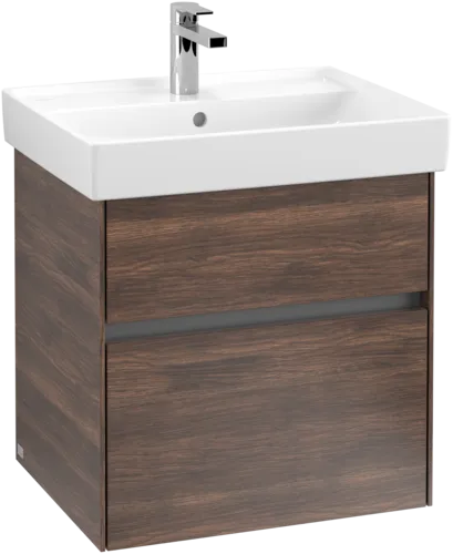 VILLEROY BOCH Collaro Vanity unit, with lighting, 2 pull-out compartments, 554 x 546 x 444 mm, Arizona Oak #C008B0VH resmi