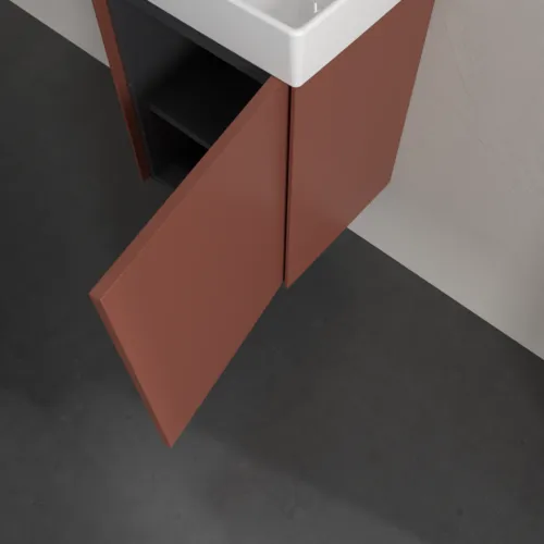 Bild von VILLEROY BOCH Collaro Waschbeckenunterschrank, 1 Tür, 410 x 546 x 344 mm, Wine Red #C00501AH