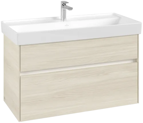 Obrázek VILLEROY BOCH Collaro Vanity unit, with lighting, 2 pull-out compartments, 954 x 546 x 444 mm, White Oak #C011B0AA