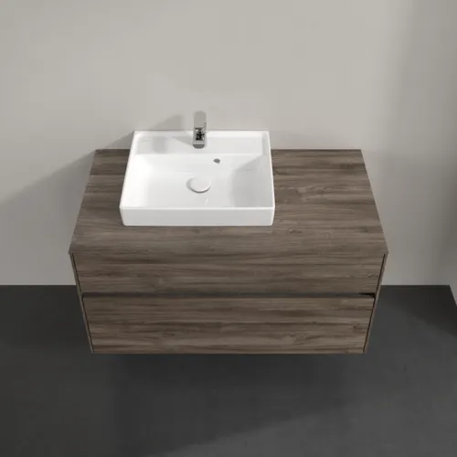 Bild von VILLEROY BOCH Collaro Waschbeckenunterschrank, mit Beleuchtung, 2 Auszüge, 1000 x 548 x 500 mm, Stone Oak #C014B0RK