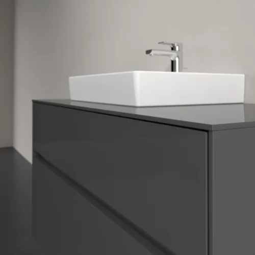 Bild von VILLEROY BOCH Collaro Waschbeckenunterschrank, 2 Auszüge, 1000 x 548 x 500 mm, Glossy Grey / Glossy Grey #C01400FP