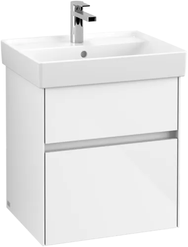 Зображення з  VILLEROY BOCH Collaro Vanity unit, 2 pull-out compartments, 510 x 546 x 414 mm, Glossy White #C00700DH