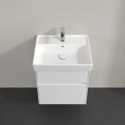 VILLEROY BOCH Collaro Waschbeckenunterschrank, 2 Auszüge, 510 x 546 x 414 mm, Glossy White #C00700DH, Bild 4