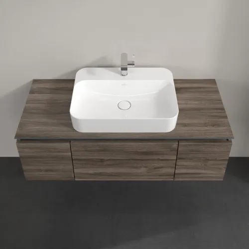 Bild von VILLEROY BOCH Legato Waschbeckenunterschrank, 3 Auszüge, 1200 x 380 x 500 mm, Stone Oak / Stone Oak #B75700RK