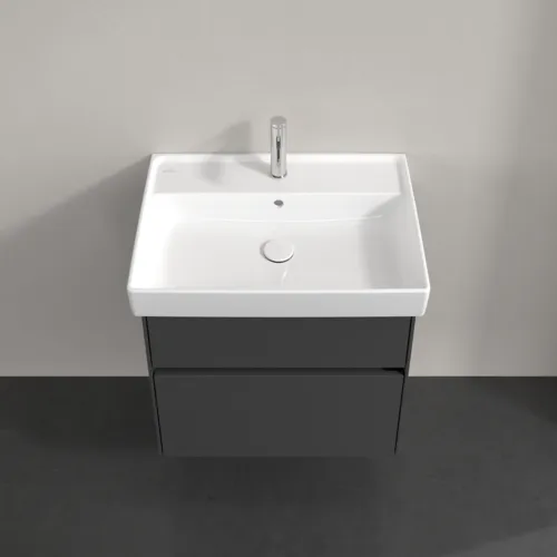 Picture of VILLEROY BOCH Collaro Vanity unit, with lighting, 2 pull-out compartments, 604 x 546 x 444 mm, Graphite #C009B0VR