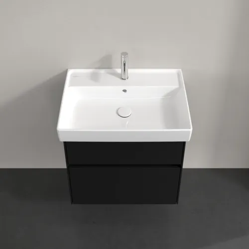 Bild von VILLEROY BOCH Collaro Waschbeckenunterschrank, mit Beleuchtung, 2 Auszüge, 604 x 546 x 444 mm, Volcano Black #C009B0VL