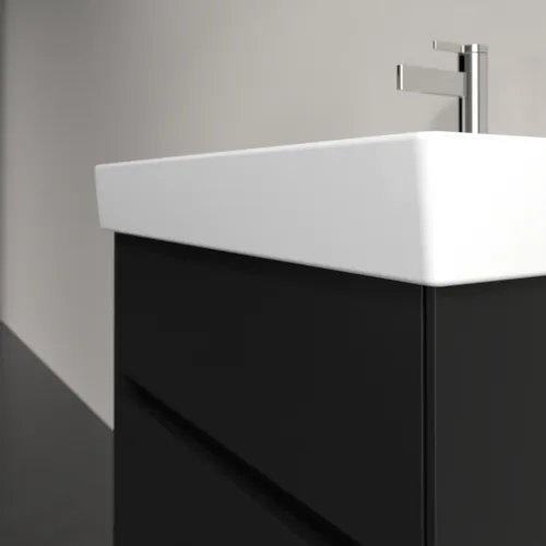 Bild von VILLEROY BOCH Collaro Waschbeckenunterschrank, mit Beleuchtung, 2 Auszüge, 604 x 546 x 444 mm, Volcano Black #C009B0VL