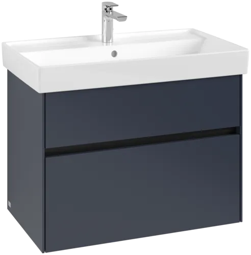 VILLEROY BOCH Collaro Vanity unit, 2 pull-out compartments, 754 x 546 x 444 mm, Marine Blue #C01000VQ resmi