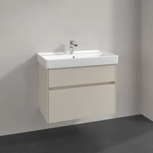 VILLEROY BOCH Collaro Waschbeckenunterschrank, 2 Auszüge, 754 x 546 x 444 mm, Cashmere Grey #C01000VN, Bild 2