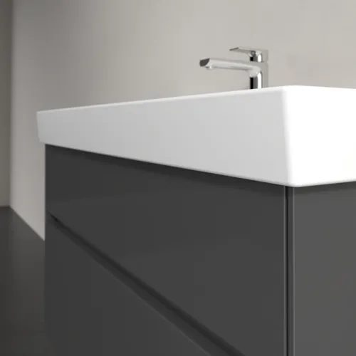 Bild von VILLEROY BOCH Collaro Waschbeckenunterschrank, mit Beleuchtung, 2 Auszüge, 954 x 546 x 444 mm, Glossy Grey #C011B0FP