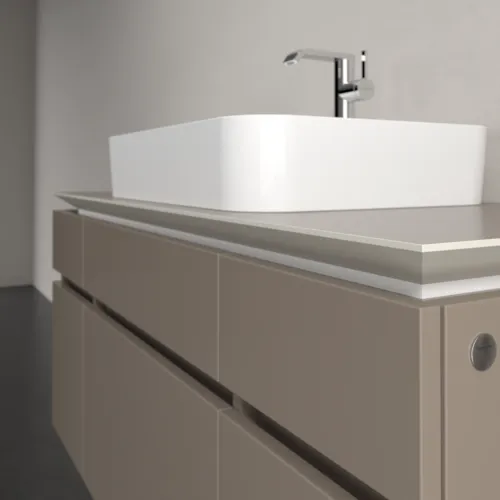 Bild von VILLEROY BOCH Legato Waschbeckenunterschrank, 5 Auszüge, 1200 x 550 x 500 mm, Truffle Grey / Truffle Grey #B75800VG