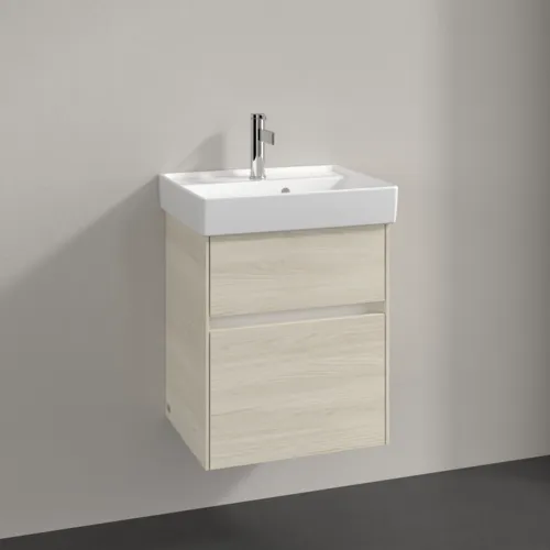 Bild von VILLEROY BOCH Collaro Waschbeckenunterschrank, 2 Auszüge, 460 x 546 x 374 mm, White Oak #C00600AA