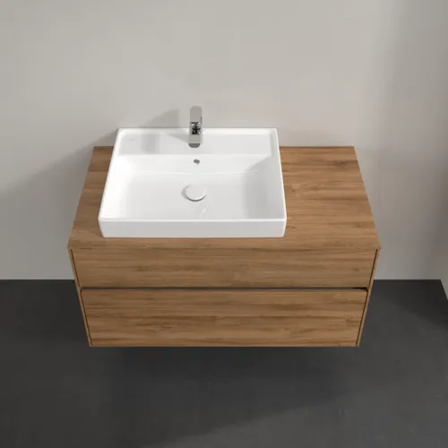 Bild von VILLEROY BOCH Collaro Waschbeckenunterschrank, 2 Auszüge, 1000 x 548 x 500 mm, Kansas Oak #C01700RH
