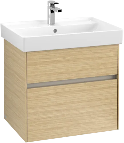 VILLEROY BOCH Collaro Vanity unit, with lighting, 2 pull-out compartments, 604 x 546 x 444 mm, Nordic Oak #C009B0VJ resmi