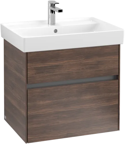 VILLEROY BOCH Collaro Vanity unit, with lighting, 2 pull-out compartments, 604 x 546 x 444 mm, Arizona Oak #C009B0VH resmi