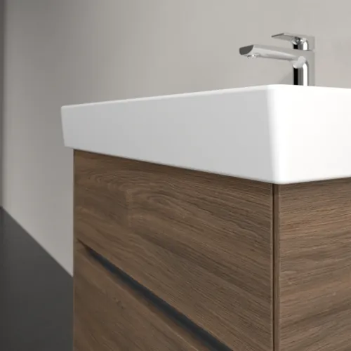 Bild von VILLEROY BOCH Collaro Waschbeckenunterschrank, mit Beleuchtung, 2 Auszüge, 604 x 546 x 444 mm, Arizona Oak #C009B0VH