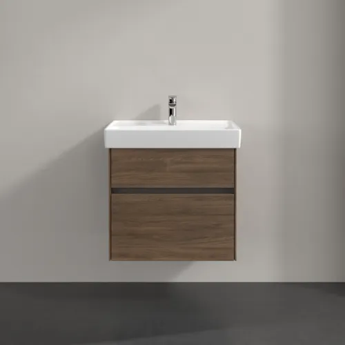 Bild von VILLEROY BOCH Collaro Waschbeckenunterschrank, mit Beleuchtung, 2 Auszüge, 604 x 546 x 444 mm, Arizona Oak #C009B0VH
