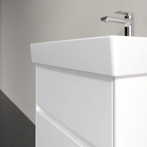 Bild von VILLEROY BOCH Collaro Waschbeckenunterschrank, mit Beleuchtung, 2 Auszüge, 510 x 546 x 414 mm, White Matt #C007B0MS