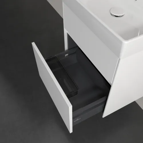 Bild von VILLEROY BOCH Collaro Waschbeckenunterschrank, mit Beleuchtung, 2 Auszüge, 510 x 546 x 414 mm, White Matt #C007B0MS