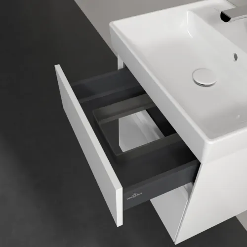 Bild von VILLEROY BOCH Collaro Waschbeckenunterschrank, mit Beleuchtung, 2 Auszüge, 510 x 546 x 414 mm, White Matt #C007B0MS
