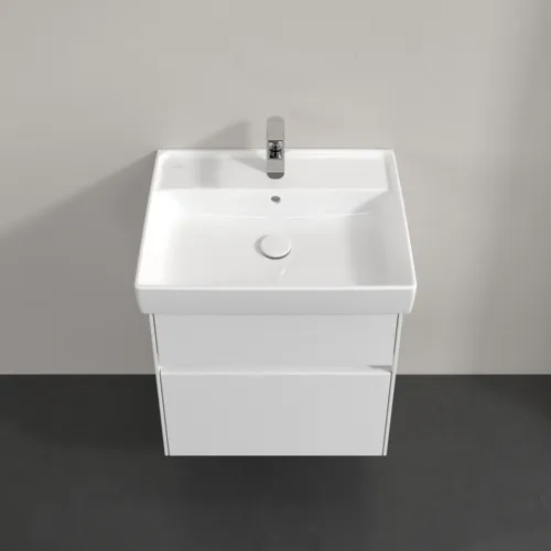 Bild von VILLEROY BOCH Collaro Waschbeckenunterschrank, 2 Auszüge, 554 x 546 x 444 mm, Glossy White #C00800DH