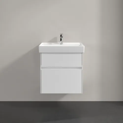 Bild von VILLEROY BOCH Collaro Waschbeckenunterschrank, 2 Auszüge, 554 x 546 x 444 mm, Glossy White #C00800DH