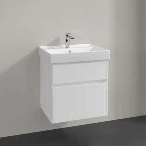 Bild von VILLEROY BOCH Collaro Waschbeckenunterschrank, 2 Auszüge, 554 x 546 x 444 mm, Glossy White #C00800DH