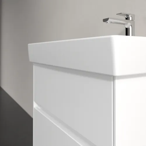 Bild von VILLEROY BOCH Collaro Waschbeckenunterschrank, 2 Auszüge, 554 x 546 x 444 mm, Glossy White #C00800DH