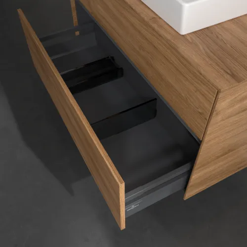 Bild von VILLEROY BOCH Collaro Waschbeckenunterschrank, 2 Auszüge, 1000 x 548 x 500 mm, Kansas Oak #C01900RH