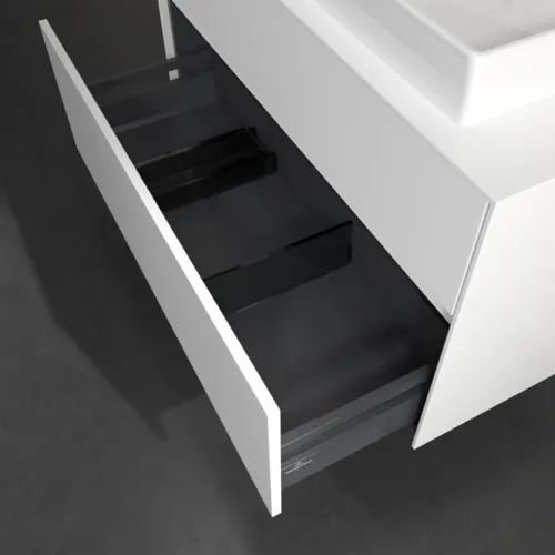 Bild von VILLEROY BOCH Collaro Waschbeckenunterschrank, 2 Auszüge, 1000 x 548 x 500 mm, White Matt / White Matt #C01800MS