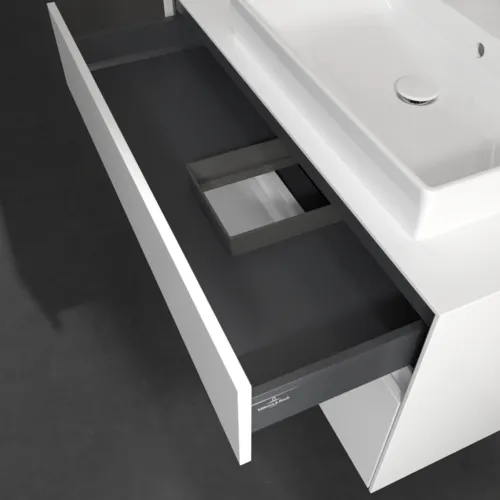 Bild von VILLEROY BOCH Collaro Waschbeckenunterschrank, 2 Auszüge, 1000 x 548 x 500 mm, White Matt / White Matt #C01800MS