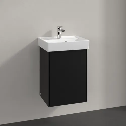 Bild von VILLEROY BOCH Collaro Waschbeckenunterschrank, 1 Tür, 410 x 546 x 344 mm, Volcano Black #C00500VL