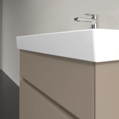 Bild von VILLEROY BOCH Collaro Waschbeckenunterschrank, mit Beleuchtung, 2 Auszüge, 754 x 546 x 444 mm, Taupe #C010B0VM