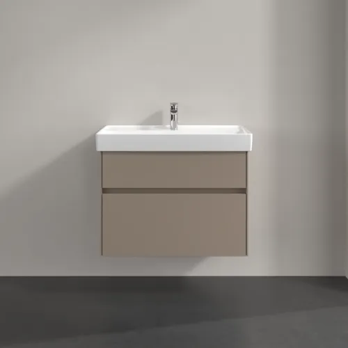 Bild von VILLEROY BOCH Collaro Waschbeckenunterschrank, mit Beleuchtung, 2 Auszüge, 754 x 546 x 444 mm, Taupe #C010B0VM