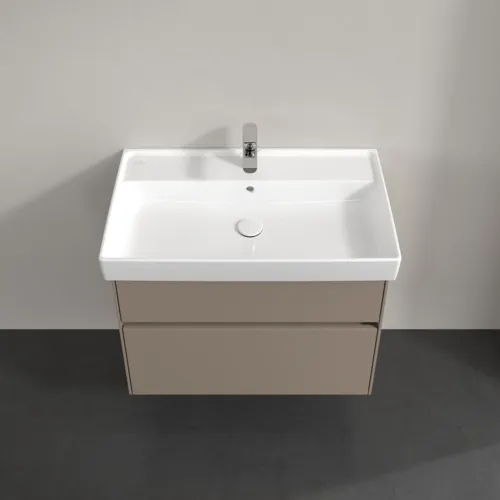 Bild von VILLEROY BOCH Collaro Waschbeckenunterschrank, mit Beleuchtung, 2 Auszüge, 754 x 546 x 444 mm, Taupe #C010B0VM