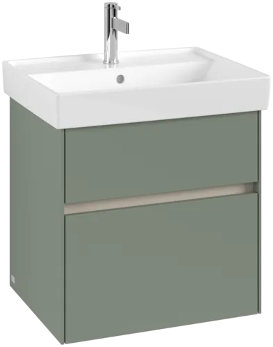 Picture of VILLEROY BOCH Collaro Vanity unit, 2 pull-out compartments, 554 x 546 x 444 mm, Soft Green #C00800AF