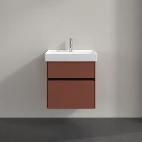 Bild von VILLEROY BOCH Collaro Waschbeckenunterschrank, 2 Auszüge, 554 x 546 x 444 mm, Wine Red #C00800AH