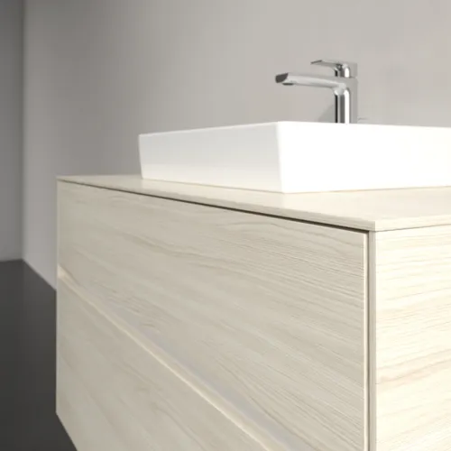 Bild von VILLEROY BOCH Collaro Waschbeckenunterschrank, 2 Auszüge, 1000 x 548 x 500 mm, White Oak / White Oak #C01600AA