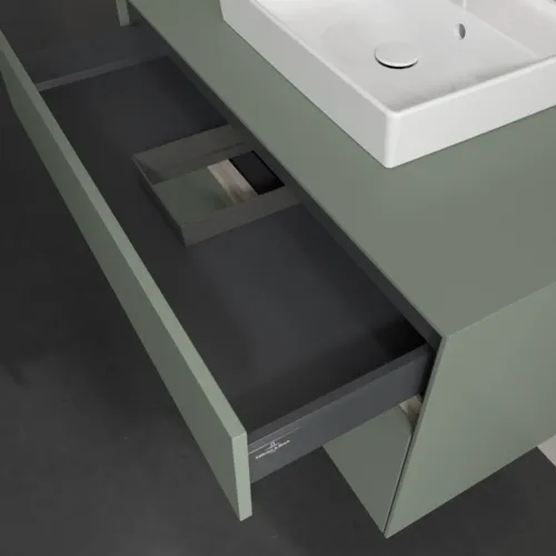 Bild von VILLEROY BOCH Collaro Waschbeckenunterschrank, 2 Auszüge, 1000 x 548 x 500 mm, Soft Green / Soft Green #C01600AF