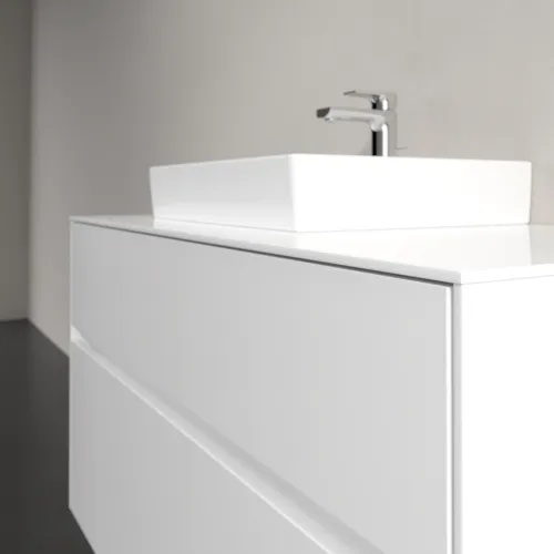 Bild von VILLEROY BOCH Collaro Waschbeckenunterschrank, mit Beleuchtung, 2 Auszüge, 1000 x 548 x 500 mm, Glossy White / Glossy White #C014B0DH