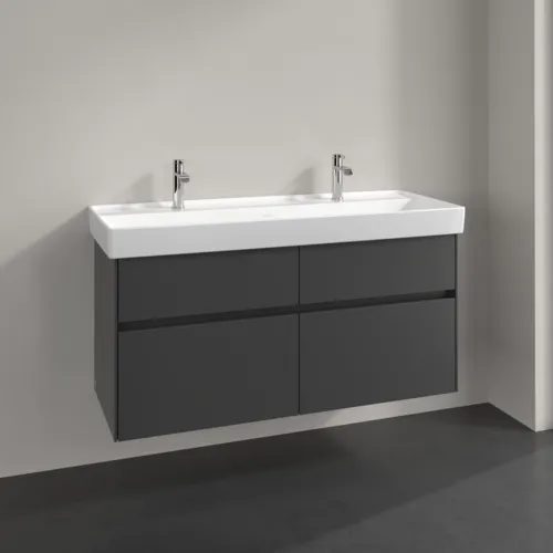 Bild von VILLEROY BOCH Collaro Waschbeckenunterschrank, 4 Auszüge, 1154 x 546 x 444 mm, Graphite #C01200VR