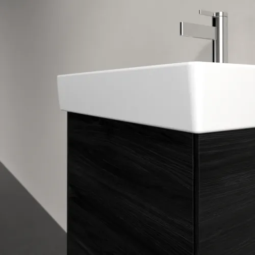 Bild von VILLEROY BOCH Collaro Waschbeckenunterschrank, mit Beleuchtung, 2 Auszüge, 460 x 546 x 374 mm, Black Oak #C006B0AB