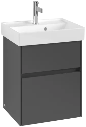 VILLEROY BOCH Collaro Vanity unit, 2 pull-out compartments, 460 x 546 x 374 mm, Graphite #C00600VR resmi